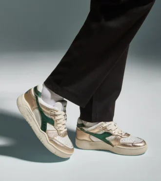 B.560 Metallic Mix Wn Heritage sneaker en cuir