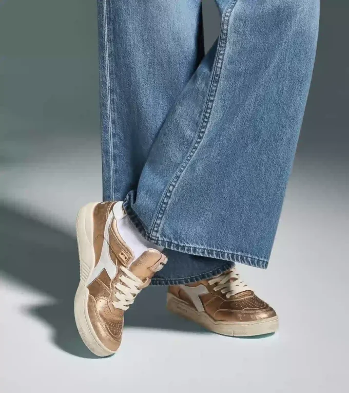 B.560 Metallic Wn Baskets en cuir Heritage B.560 Metallic Wn Baskets en cuir Heritage