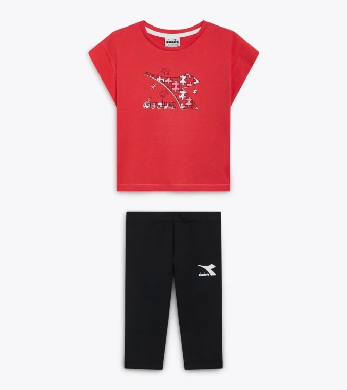 Ensemble Jg. Set Ss Puzzles Ensemble de sport – T-shirt et leggings – Fille Ensemble Jg. Set Ss Puzzles Ensemble de sport – T-shirt et leggings – Fille