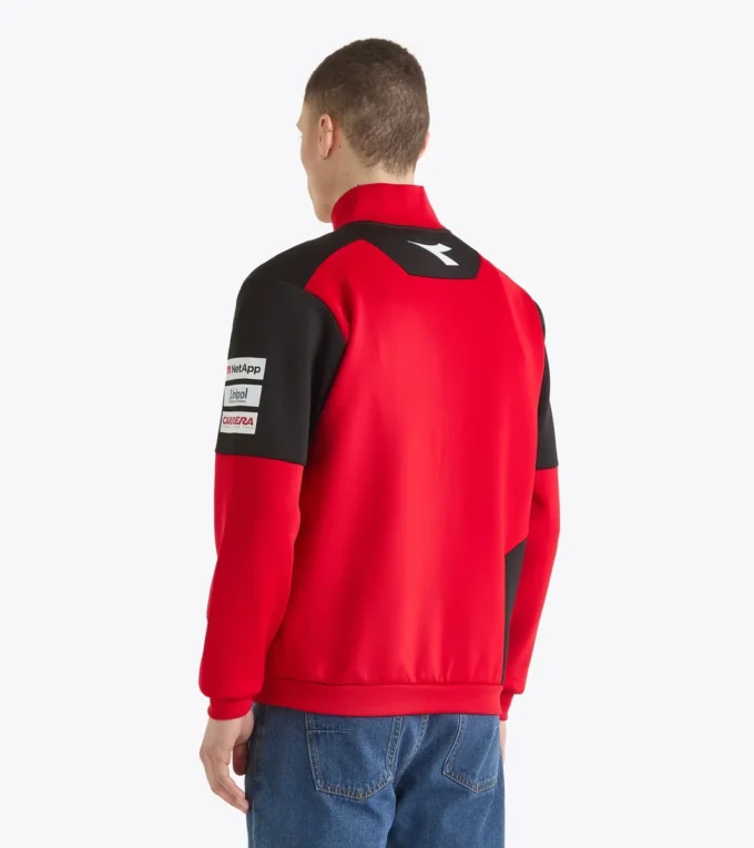 Full-Zip Ducati Replica Mgp25 Sweat-shirt sportif Ducati 2025 MotoGP replica à fermeture éclair intégrale Full-Zip Ducati Replica Mgp25 Sweat-shirt sportif Ducati 2025 MotoGP replica à fermeture éclair intégrale