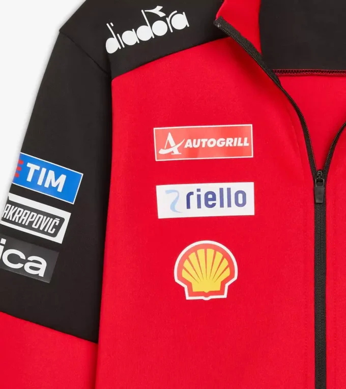 Full-Zip Ducati Replica Mgp25 Sweat-shirt sportif Ducati 2025 MotoGP replica à fermeture éclair intégrale Full-Zip Ducati Replica Mgp25 Sweat-shirt sportif Ducati 2025 MotoGP replica à fermeture éclair intégrale