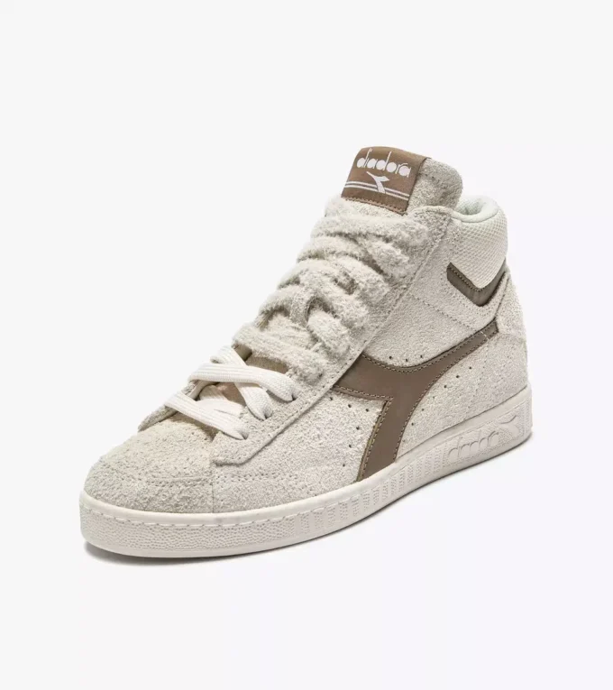 Game High Suede Waxed Baskets rétro montantes de tennis Game High Suede Waxed Baskets rétro montantes de tennis