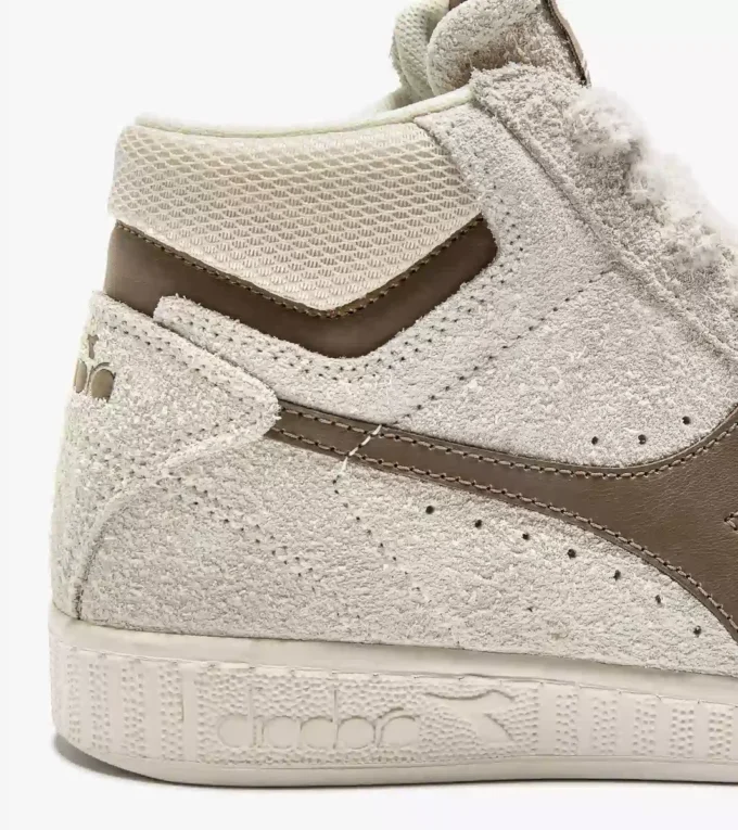 Game High Suede Waxed Baskets rétro montantes de tennis Game High Suede Waxed Baskets rétro montantes de tennis