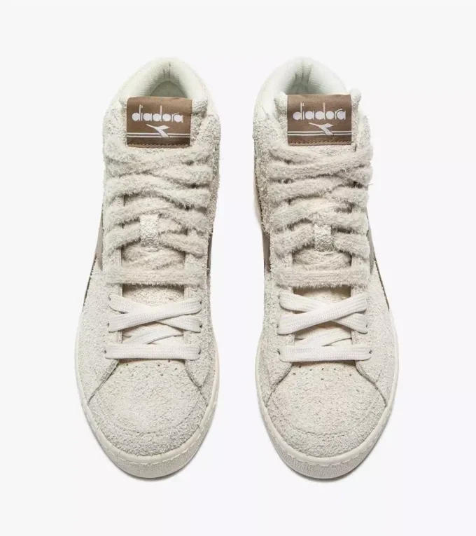 Game High Suede Waxed Baskets rétro montantes de tennis Game High Suede Waxed Baskets rétro montantes de tennis