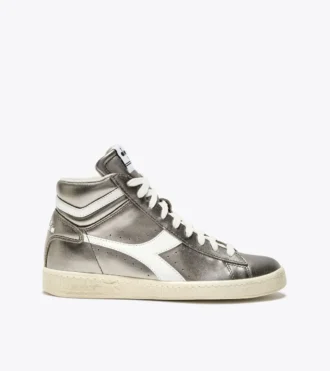 Game L High Metallic Wn Baskets de sport en cuir
