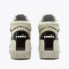 Game L High Waxed Studs Wn Baskets rétro montantes de tennis