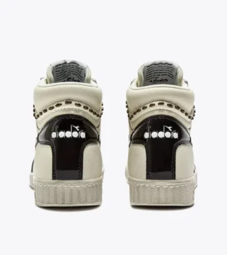 Game L High Waxed Studs Wn Baskets rétro montantes de tennis