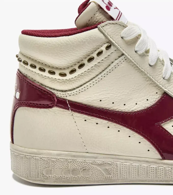 Game L High Waxed Studs Wn Baskets rétro montantes de tennis Game L High Waxed Studs Wn Baskets rétro montantes de tennis