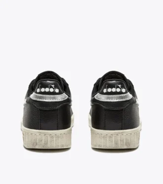 Game L Low Waxed Metal Wn Baskets de sport en cuir