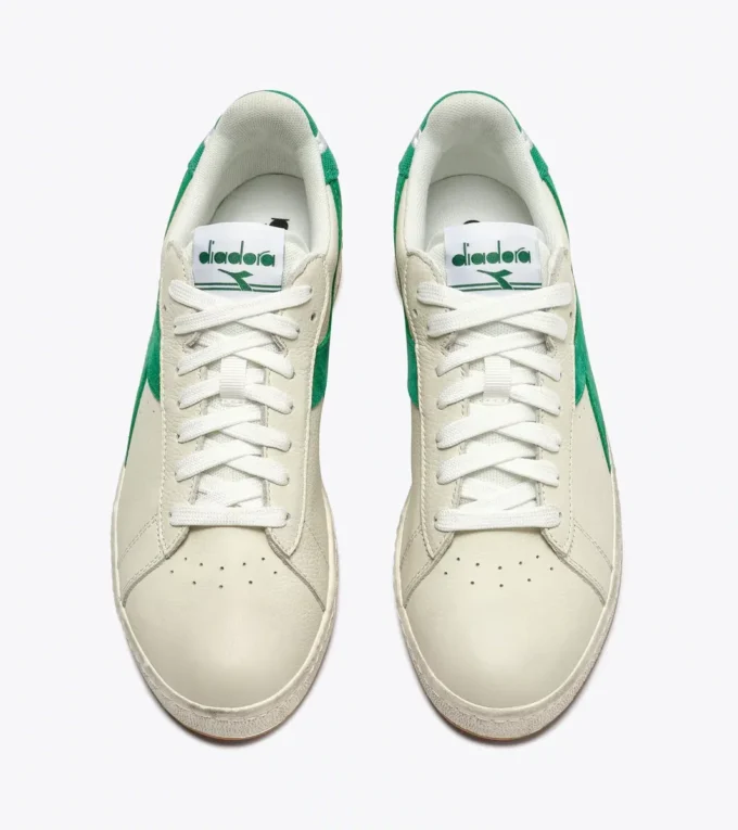 Game Low Jersey Waxed Sneaker rétro-tennis Game Low Jersey Waxed Sneaker rétro-tennis