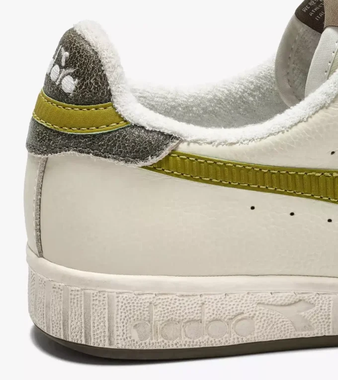 Game Low Stripes Waxed Baskets rétro-tennis Game Low Stripes Waxed Baskets rétro-tennis