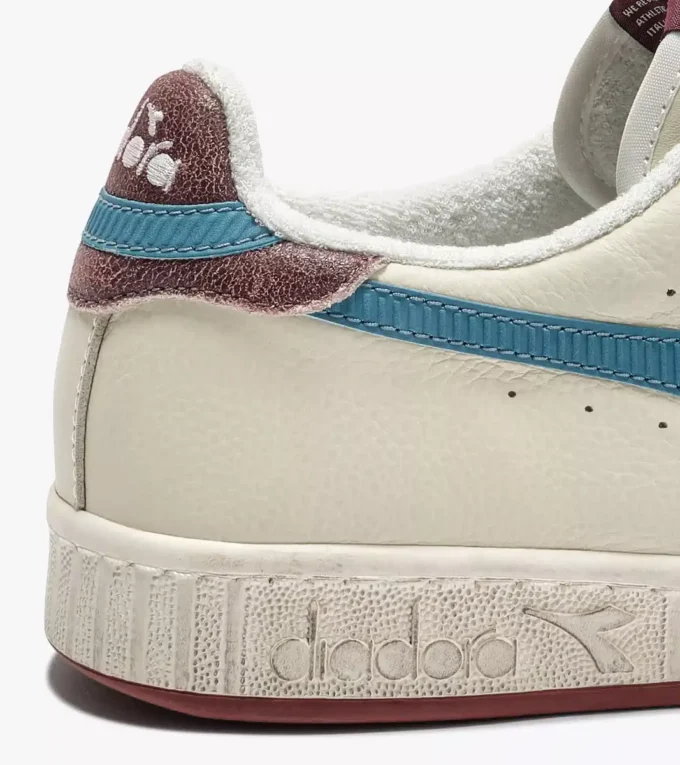 Game Low Stripes Waxed Baskets rétro-tennis Game Low Stripes Waxed Baskets rétro-tennis