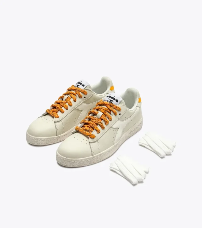 Game Low Waxed Paisley Wn Baskets rétro-tennis Game Low Waxed Paisley Wn Baskets rétro-tennis