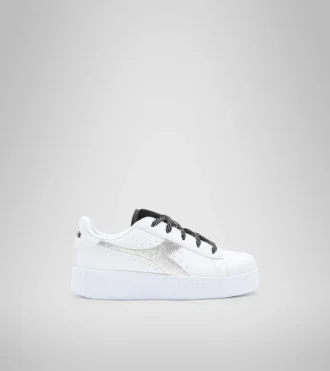 Game Step P Metallic Craquele Ps Chaussures de sport – Enfants 4-8 ans