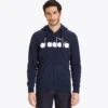 Hd Fz Sweat Diadora Club Tennis sweat à capuche zippé intégral Hd Fz Sweat Diadora Club Tennis sweat à capuche zippé intégral
