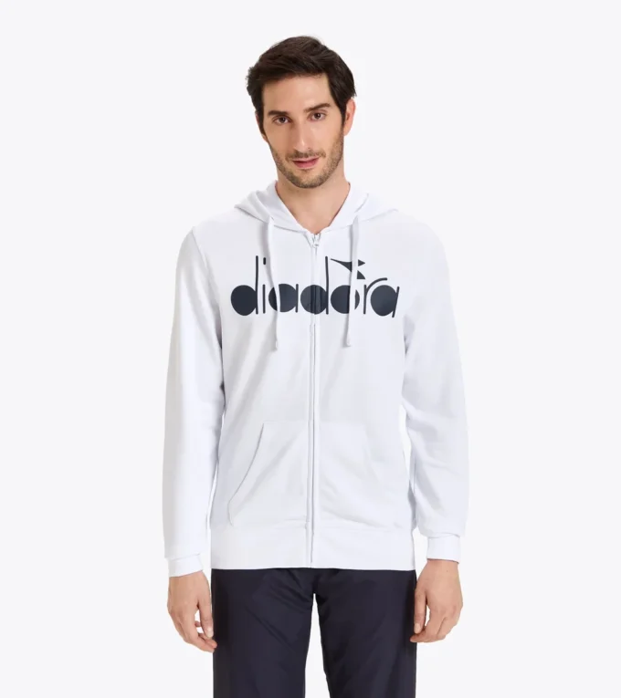 Hd Fz Sweat Diadora Club Tennis sweat à capuche zippé intégral Hd Fz Sweat Diadora Club Tennis sweat à capuche zippé intégral