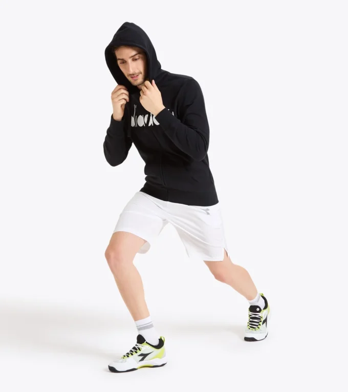 Hd Fz Sweat Diadora Club Tennis sweat à capuche zippé intégral Hd Fz Sweat Diadora Club Tennis sweat à capuche zippé intégral