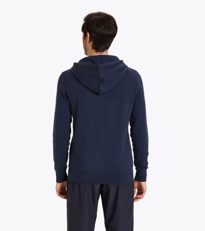 Hd Fz Sweat Diadora Club Tennis sweat à capuche zippé intégral Hd Fz Sweat Diadora Club Tennis sweat à capuche zippé intégral