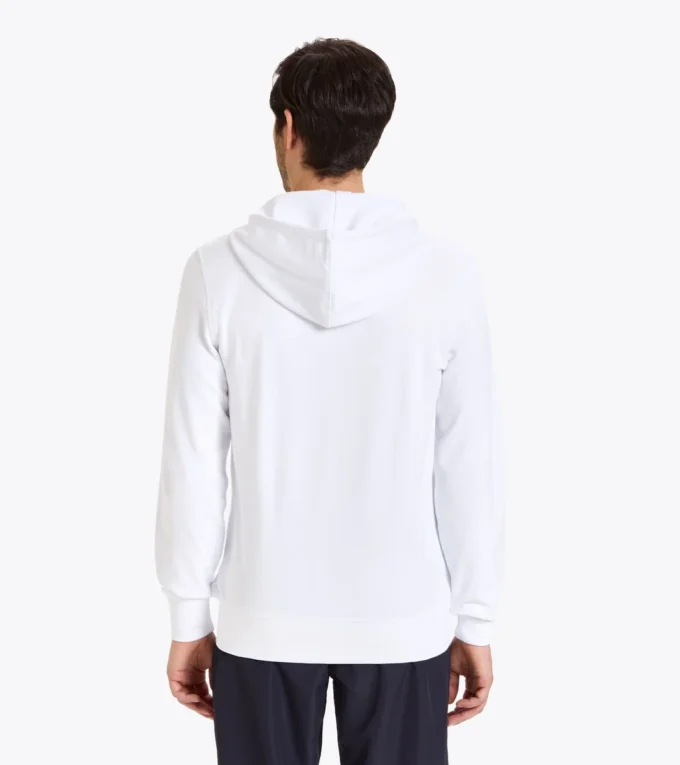 Hd Fz Sweat Diadora Club Tennis sweat à capuche zippé intégral Hd Fz Sweat Diadora Club Tennis sweat à capuche zippé intégral