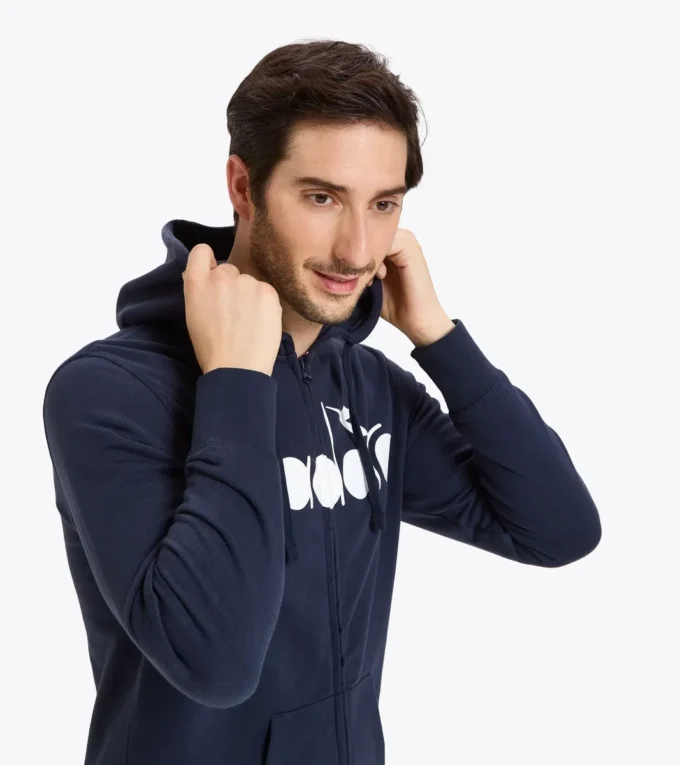 Hd Fz Sweat Diadora Club Tennis sweat à capuche zippé intégral Hd Fz Sweat Diadora Club Tennis sweat à capuche zippé intégral