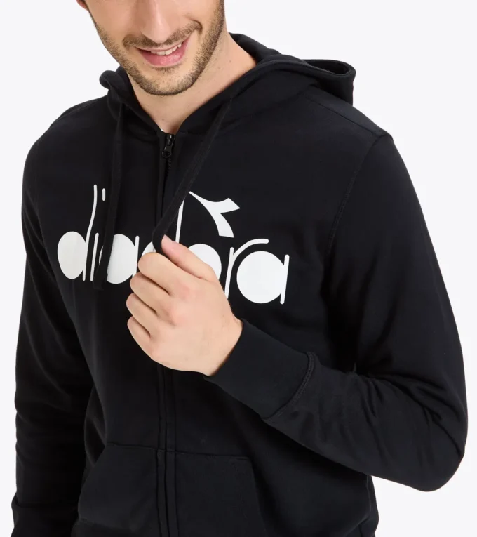 Hd Fz Sweat Diadora Club Tennis sweat à capuche zippé intégral Hd Fz Sweat Diadora Club Tennis sweat à capuche zippé intégral