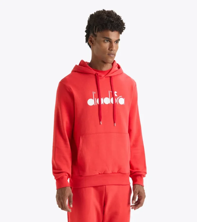 Hoodie Logo Sweat à capuche sportif – Fabriqué en Italie – Unisexe Hoodie Logo Sweat à capuche sportif – Fabriqué en Italie – Unisexe