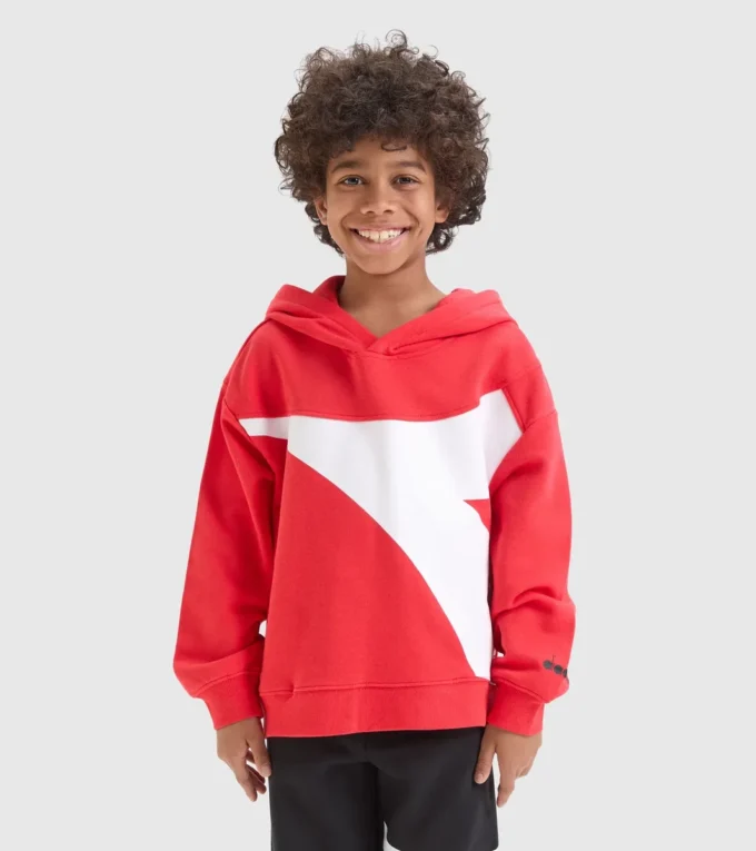 Jb.Hoodie Power Logo Sweat-shirt de sport avec maxi-logo – Garçons