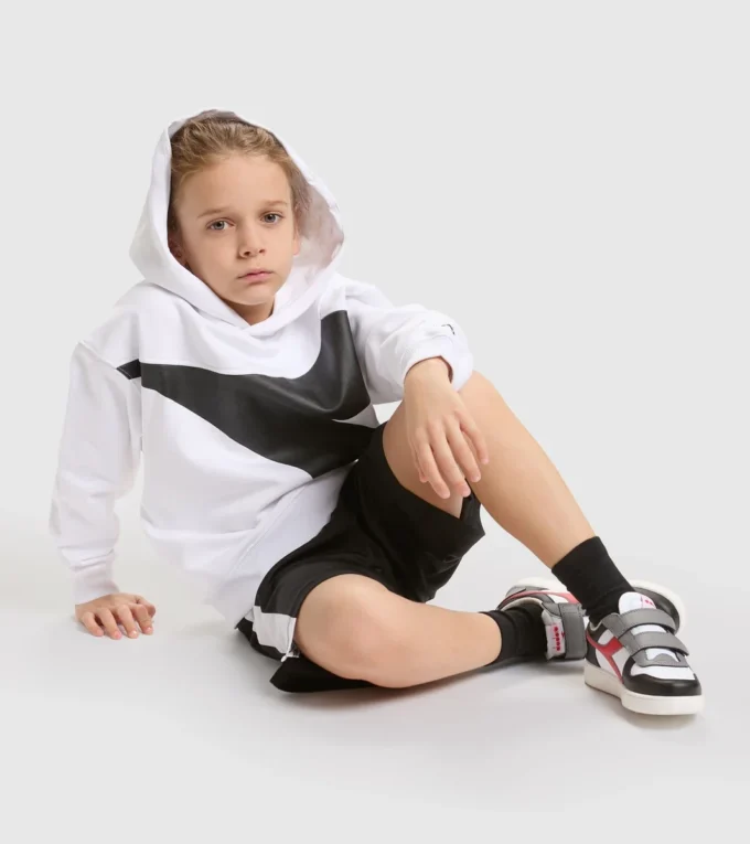 Jb.Hoodie Power Logo Sweat-shirt de sport avec maxi-logo – Garçons