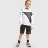 Jb.Hoodie Power Logo Sweat-shirt de sport avec maxi-logo – Garçons
