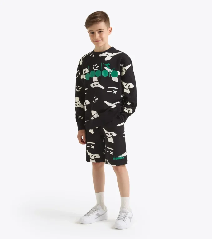 Jb. Sweat-shirt Sweat-shirt à col rond Smile Logo – Garçon Jb. Sweat-shirt Sweat-shirt à col rond Smile Logo – Garçon