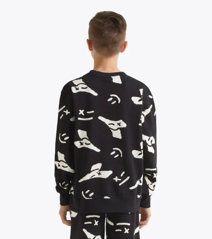 Jb. Sweat-shirt Sweat-shirt à col rond Smile Logo – Garçon Jb. Sweat-shirt Sweat-shirt à col rond Smile Logo – Garçon