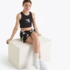 Jg. Crop Top Smile Logo T-shirt court à logo – Fille Jg. Crop Top Smile Logo T-shirt court à logo – Fille