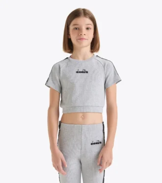 Jg. Crop Top Tape Crop top côtelé – Fille