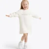 Jg. Dress Rhinestone Td Robe doublée en polaire – Filles
