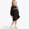 Jg. Dress Rhinestone Td Robe doublée en polaire – Filles