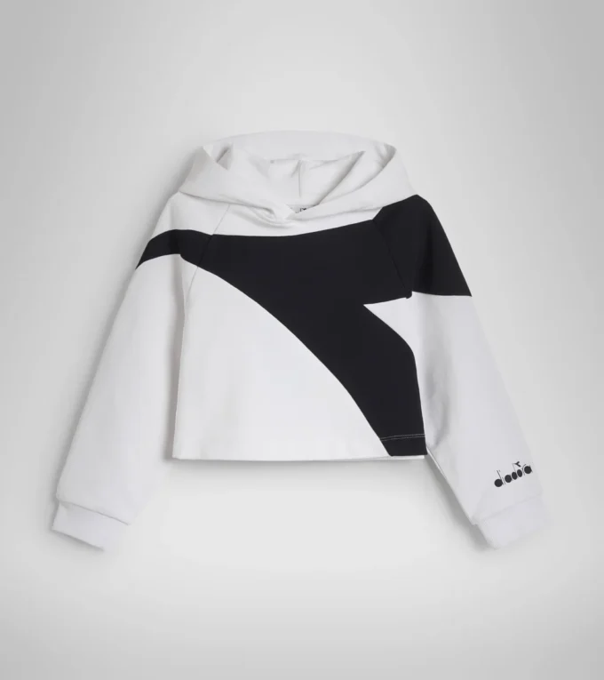 Jg.Hoodie Crop Power Logo Sweat-shirt de sport en coton – Filles Jg.Hoodie Crop Power Logo Sweat-shirt de sport en coton – Filles
