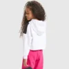 Jg.Hoodie Crop Power Logo Sweat-shirt de sport en coton – Filles Jg.Hoodie Crop Power Logo Sweat-shirt de sport en coton – Filles