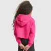 Jg.Hoodie Crop Power Logo Sweat-shirt de sport en coton – Filles Jg.Hoodie Crop Power Logo Sweat-shirt de sport en coton – Filles