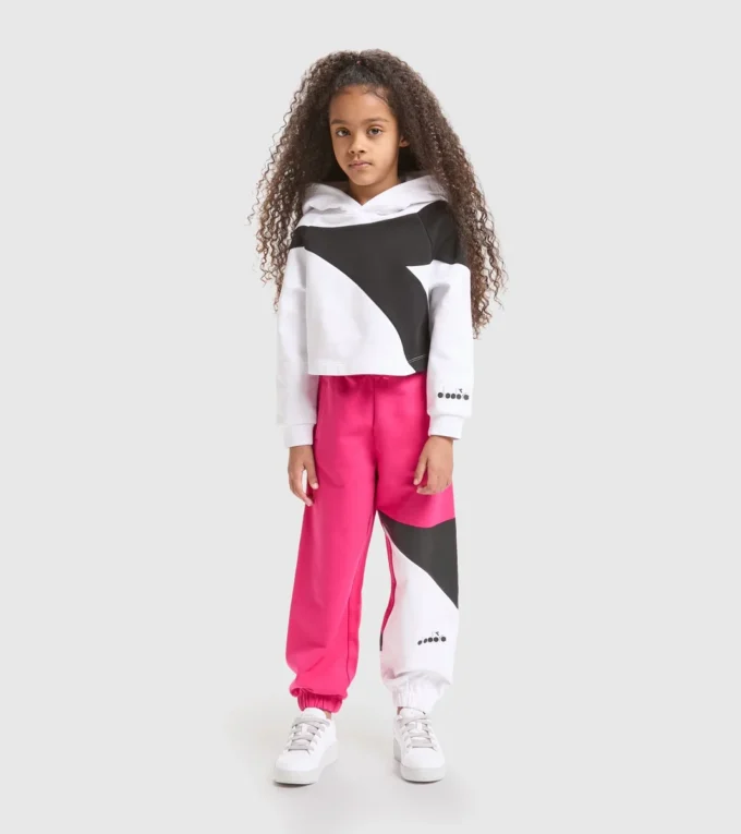 Jg.Hoodie Crop Power Logo Sweat-shirt de sport en coton – Filles Jg.Hoodie Crop Power Logo Sweat-shirt de sport en coton – Filles