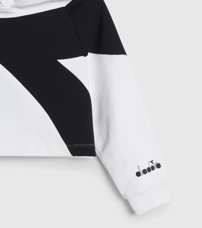 Jg.Hoodie Crop Power Logo Sweat-shirt de sport en coton – Filles Jg.Hoodie Crop Power Logo Sweat-shirt de sport en coton – Filles