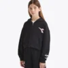 Jg. Hoodie Fz Pink Smile Sweat à capuche avec détails délavés – Fille Jg. Hoodie Fz Pink Smile Sweat à capuche avec détails délavés – Fille