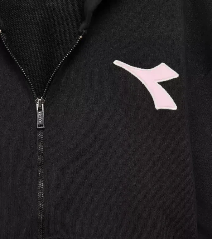 Jg. Hoodie Fz Pink Smile Sweat à capuche avec détails délavés – Fille Jg. Hoodie Fz Pink Smile Sweat à capuche avec détails délavés – Fille