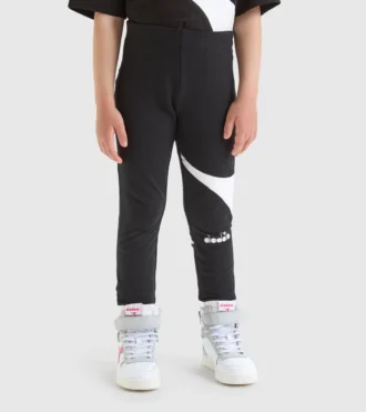 Jg.Leggings Power Logo Leggings de sport en coton éponge stretch – Fille