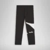 Jg.Leggings Power Logo Leggings de sport en coton éponge stretch – Fille Jg.Leggings Power Logo Leggings de sport en coton éponge stretch – Fille
