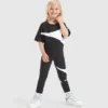 Jg.Leggings Power Logo Leggings de sport en coton éponge stretch – Fille Jg.Leggings Power Logo Leggings de sport en coton éponge stretch – Fille