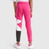 Jg.Leggings Power Logo Leggings de sport en coton éponge stretch – Fille Jg.Leggings Power Logo Leggings de sport en coton éponge stretch – Fille
