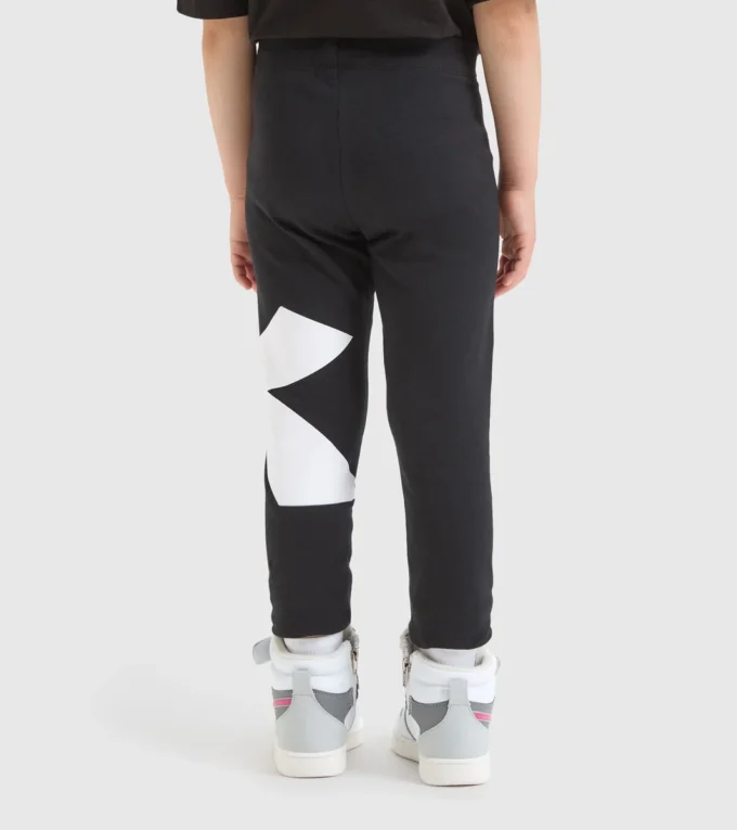 Jg.Leggings Power Logo Leggings de sport en coton éponge stretch – Fille Jg.Leggings Power Logo Leggings de sport en coton éponge stretch – Fille
