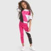 Jg.Leggings Power Logo Leggings de sport en coton éponge stretch – Fille Jg.Leggings Power Logo Leggings de sport en coton éponge stretch – Fille