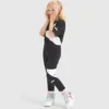 Jg.Leggings Power Logo Leggings de sport en coton éponge stretch – Fille Jg.Leggings Power Logo Leggings de sport en coton éponge stretch – Fille