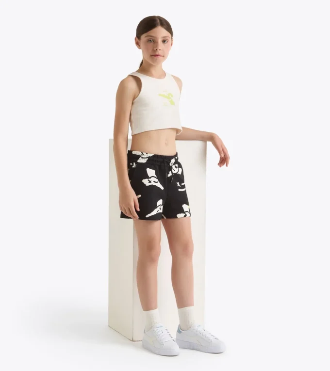 Jg. Short Smile Logo Short – Coupe confort – Fille
